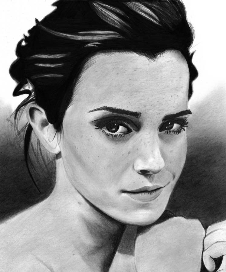 Emma Watson - Blue CrayonBlue Crayon